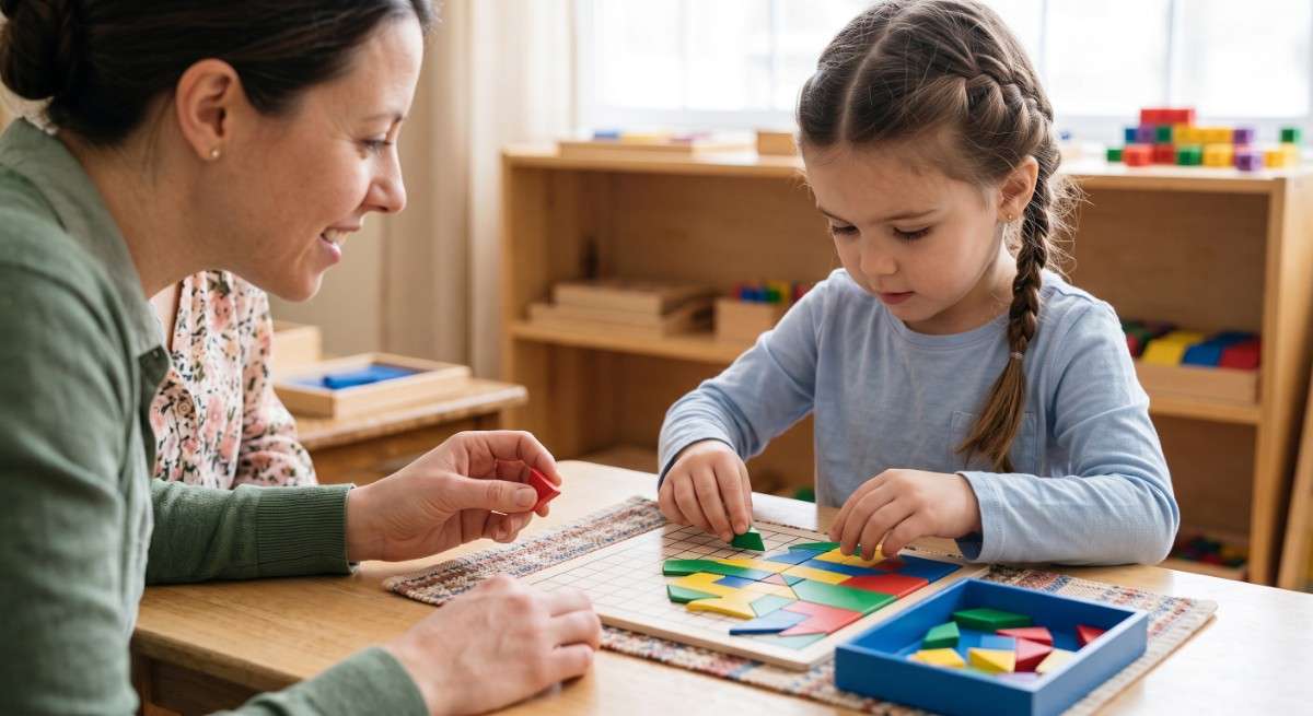 Women-teaching-child