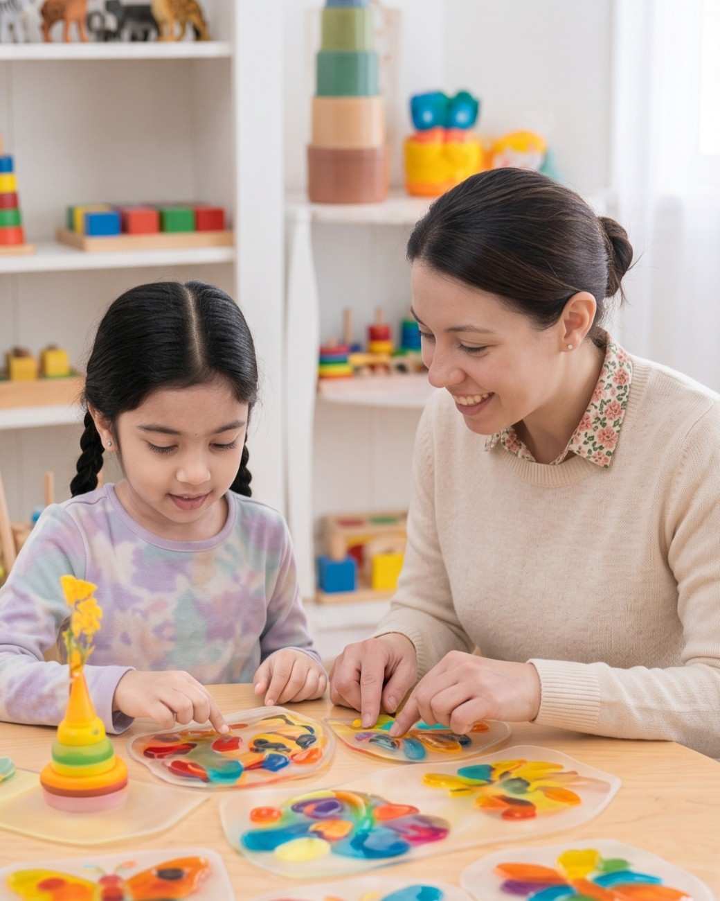 therapist-teaching-child